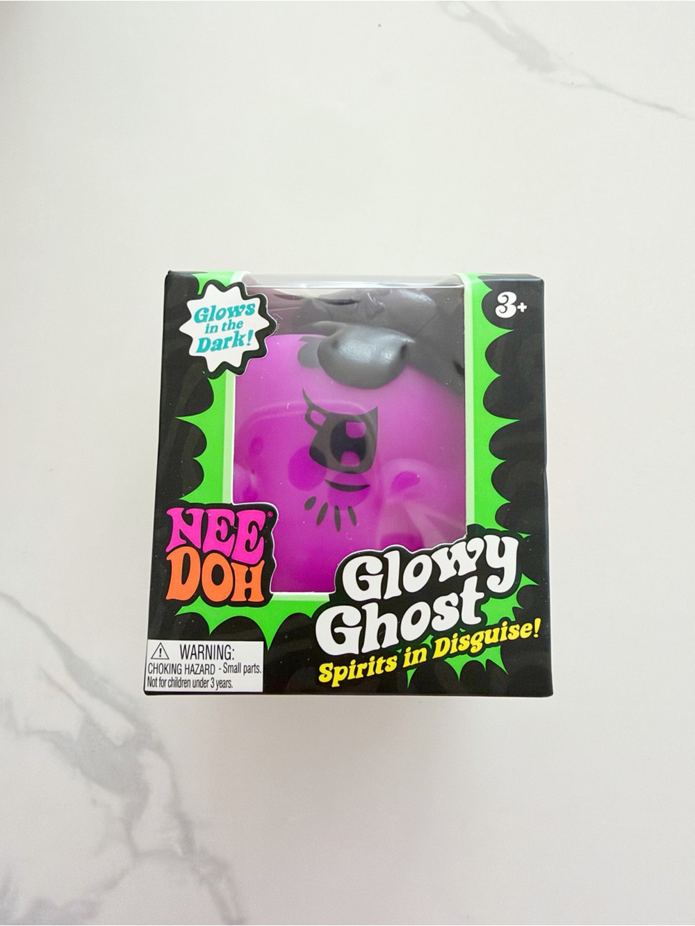 RARE NeeDoh Glowy Ghost Purple Pirate Halloween 2026 NEW ๐ป